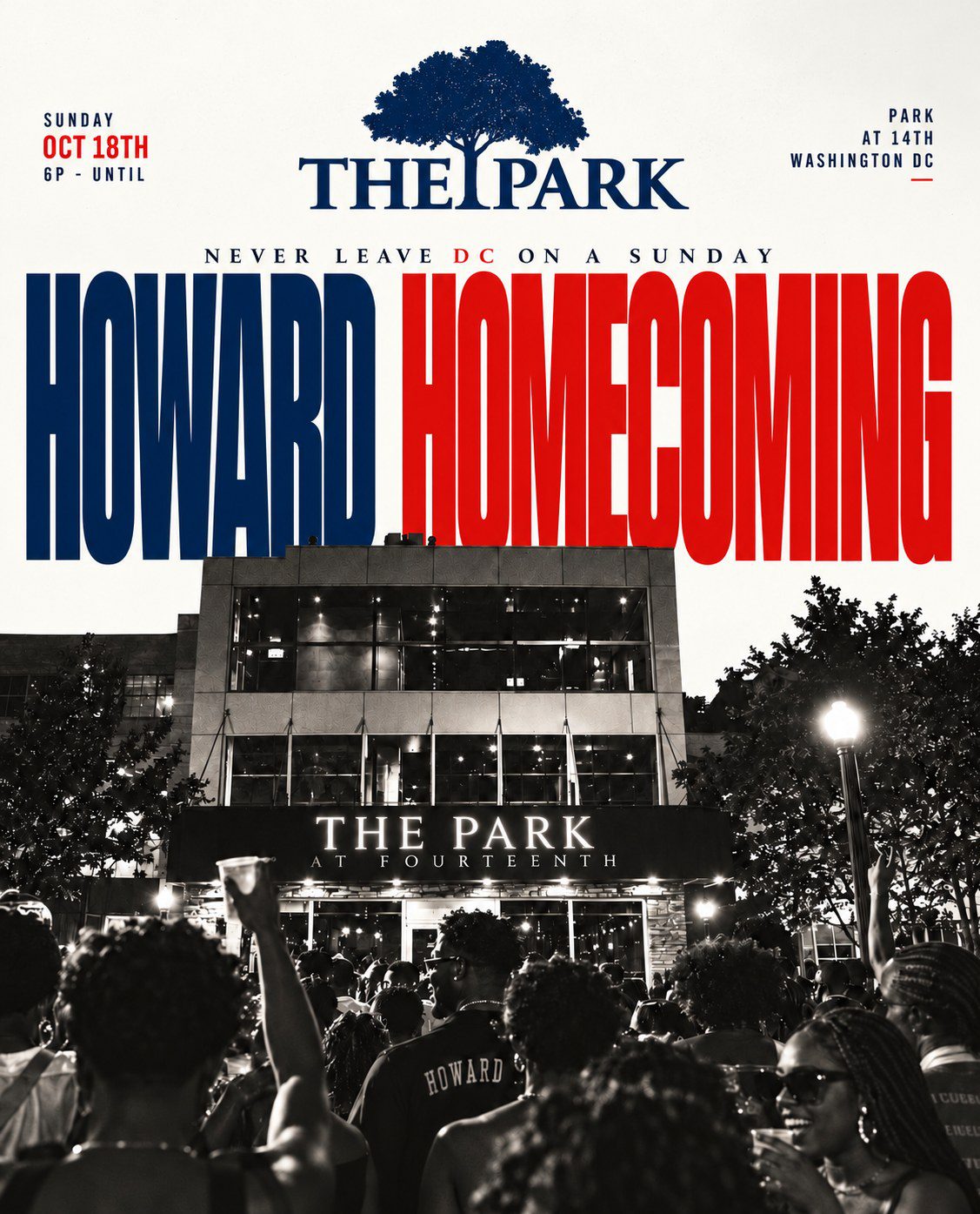 Howard Homecoming Day Party — Sunday October 18 at The Park at 14th